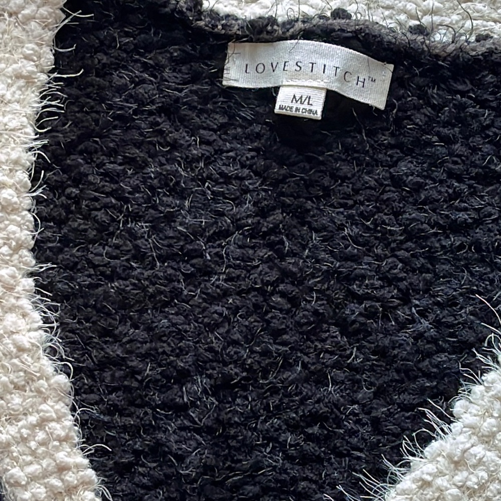 Fuzzy Love Colorblock Cardigan by Love Stitch - Picture 10 of 16